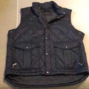 Men’s Banana Republic XL Navy Blue Winter Vest